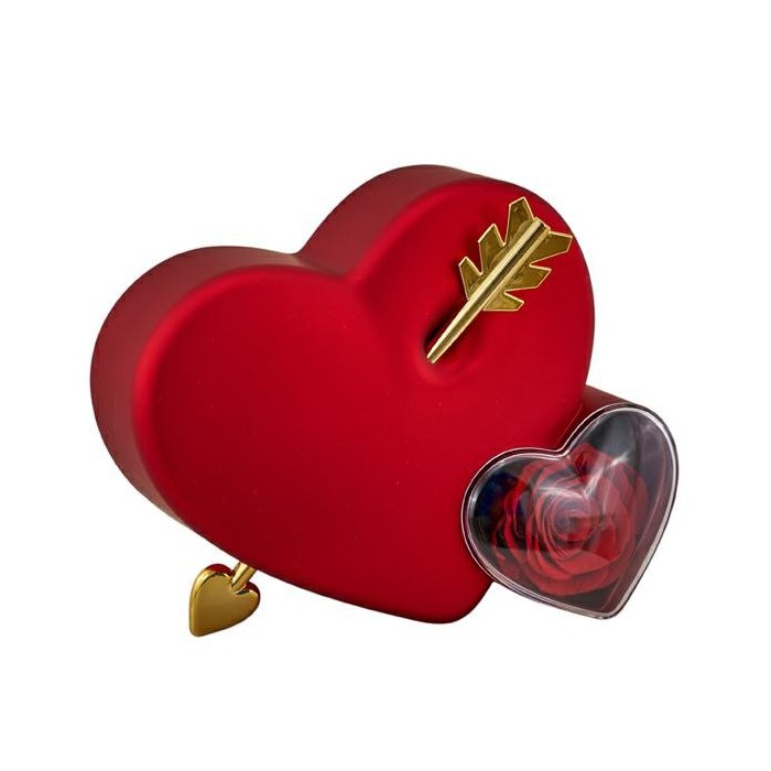 SCATOLA CUORE 12X13X16 ROSSA CROSA STAB.